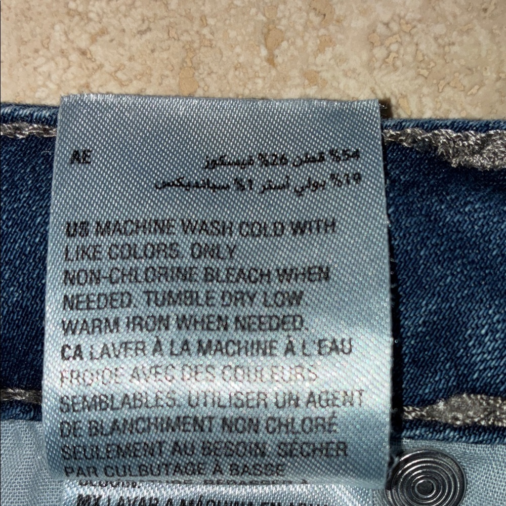 CHARTER CLUB Jeans Lexington Straight Leg High-Rise Women's Medium Wash. 10 - Picture 12 of 17
